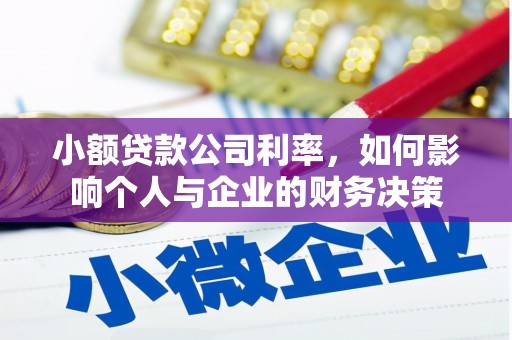 乌海小额贷款公司利率，如何影响个人与企业的财务决策