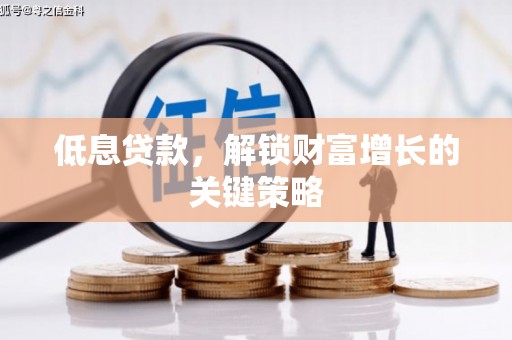 乌海低息贷款，解锁财富增长的关键策略