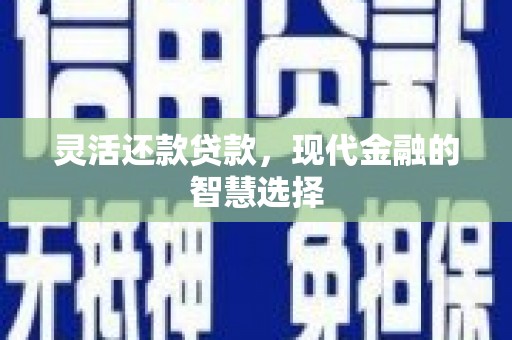 乌海灵活还款贷款，现代金融的智慧选择