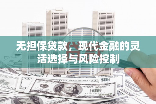 乌海无担保贷款，现代金融的灵活选择与风险控制